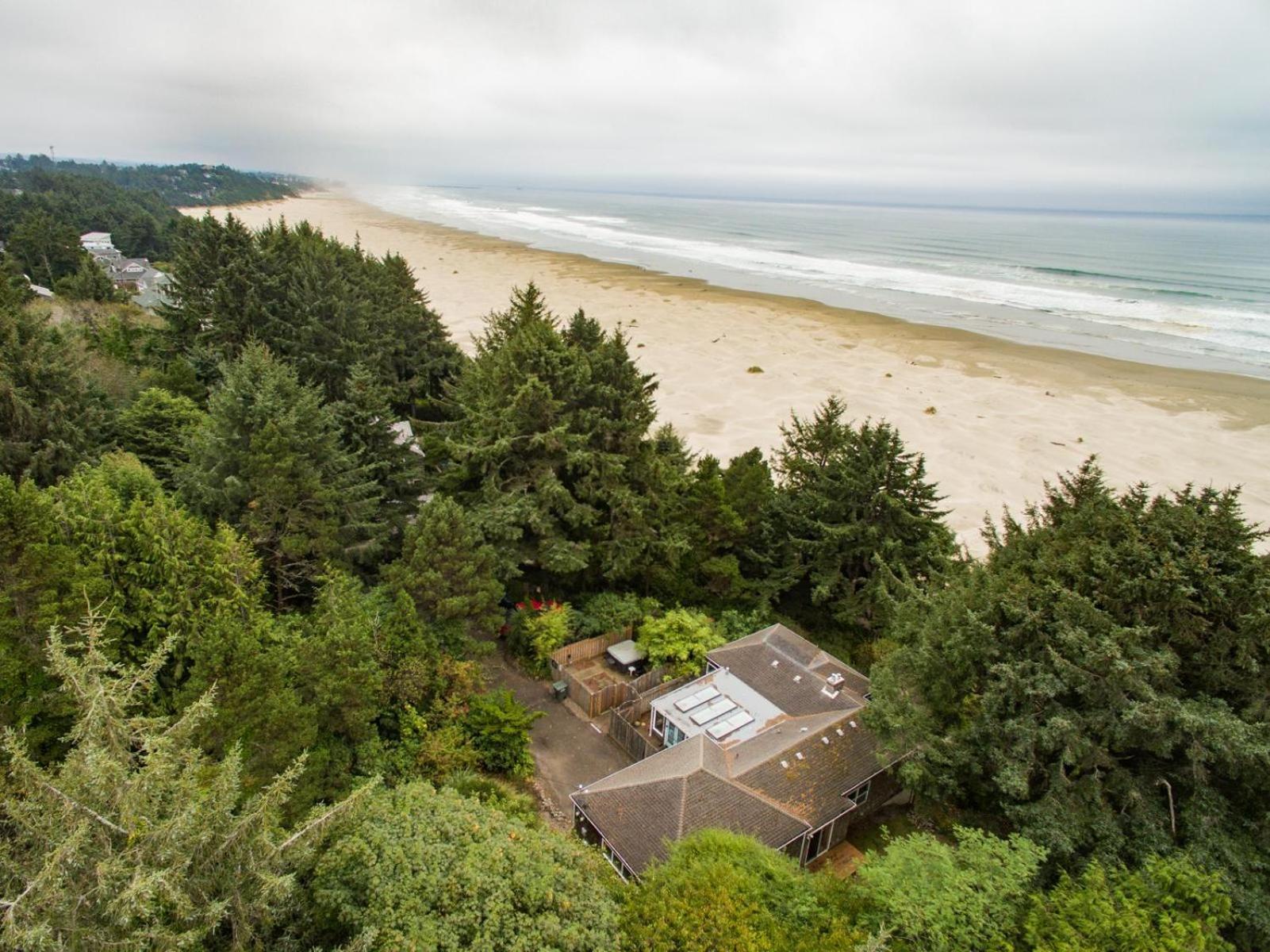 Agate Beach Oceanfront Villa Newport Exterior photo